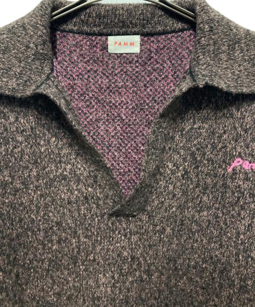 PAMM（パム）PAMM (パム) PAMMのスキッパーニット ピンク サイズ:freeの古着・服飾アイテム