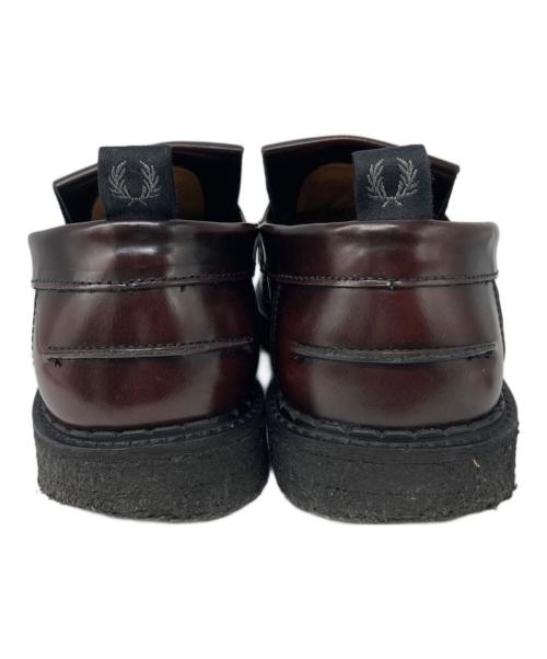 GEORGE COX（ジョージコックス）GEORGE COX (ジョージコックス) FRED PERRY (フレッドペリー) Tassel Loafer Leather ブラウン サイズ:4の古着・服飾アイテム