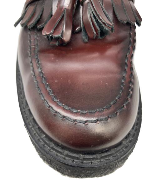 GEORGE COX（ジョージコックス）GEORGE COX (ジョージコックス) FRED PERRY (フレッドペリー) Tassel Loafer Leather ブラウン サイズ:4の古着・服飾アイテム