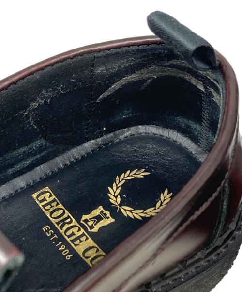GEORGE COX（ジョージコックス）GEORGE COX (ジョージコックス) FRED PERRY (フレッドペリー) Tassel Loafer Leather ブラウン サイズ:4の古着・服飾アイテム