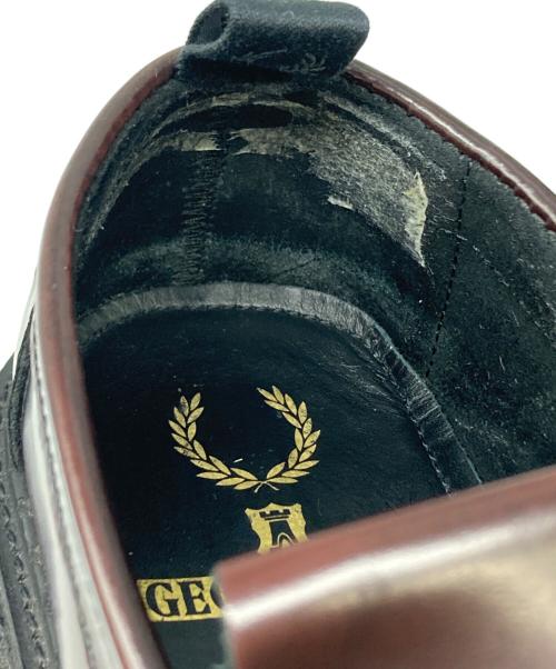 GEORGE COX（ジョージコックス）GEORGE COX (ジョージコックス) FRED PERRY (フレッドペリー) Tassel Loafer Leather ブラウン サイズ:4の古着・服飾アイテム