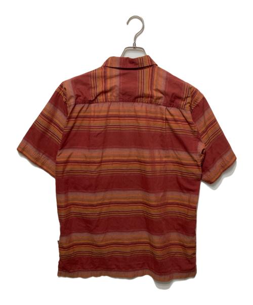 Patagonia（パタゴニア）Patagonia (パタゴニア) サイドバーンシャツ レッド×オレンジ サイズ:Mの古着・服飾アイテム