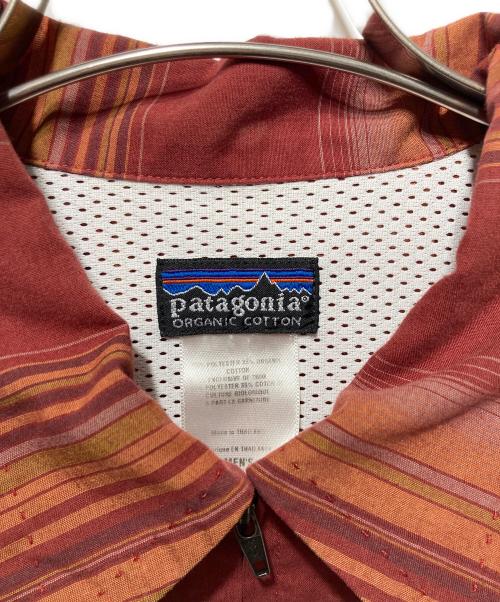 Patagonia（パタゴニア）Patagonia (パタゴニア) サイドバーンシャツ レッド×オレンジ サイズ:Mの古着・服飾アイテム