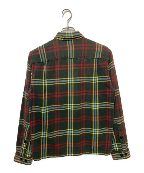 Patagonia（パタゴニア）Patagonia (パタゴニア) フィヨルドフランネルシャツ グリーン×イエロー サイズ:Ｓの古着・服飾アイテム