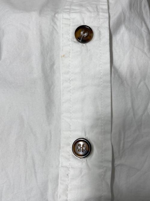 GANNI（ガニー）GANNI (ガニー) Cotton Poplin Collared Blouse ホワイト サイズ:freeの古着・服飾アイテム