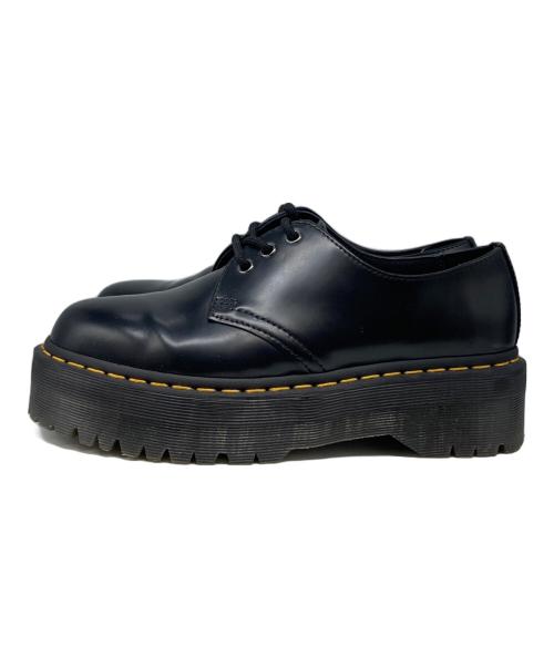 Dr.Martens（ドクターマーチン）Dr.Martens (ドクターマーチン) 1461 QUAD 3 ホール シューズ ブラック サイズ:26の古着・服飾アイテム