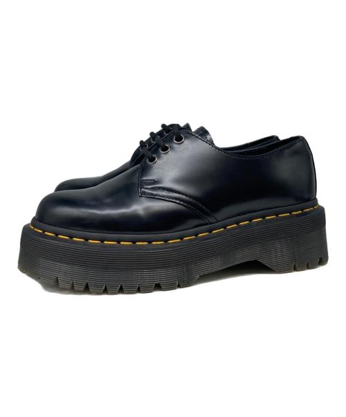 Dr.Martens（ドクターマーチン）Dr.Martens (ドクターマーチン) 1460 QUAD 3ホールシューズ ブラック サイズ:23の古着・服飾アイテム