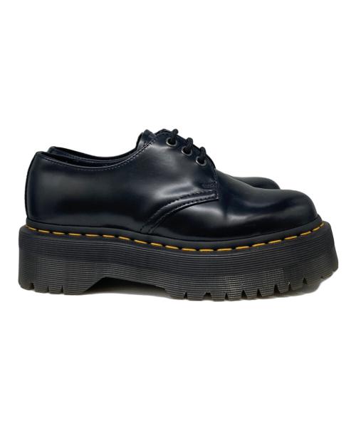 Dr.Martens（ドクターマーチン）Dr.Martens (ドクターマーチン) 1460 QUAD 3ホールシューズ ブラック サイズ:23の古着・服飾アイテム