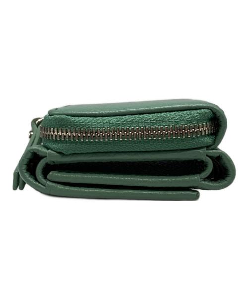 GIANNI CHIARINI（ジャンニ キアリーニ）GIANNI CHIARINI (ジャンニ キアリーニ) 3つ折り財布 グリーンの古着・服飾アイテム