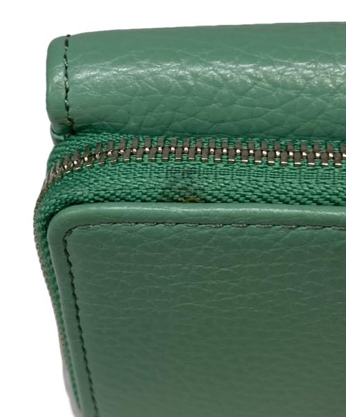 GIANNI CHIARINI（ジャンニ キアリーニ）GIANNI CHIARINI (ジャンニ キアリーニ) 3つ折り財布 グリーンの古着・服飾アイテム