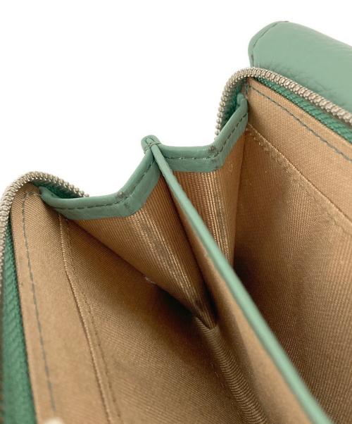 GIANNI CHIARINI（ジャンニ キアリーニ）GIANNI CHIARINI (ジャンニ キアリーニ) 3つ折り財布 グリーンの古着・服飾アイテム
