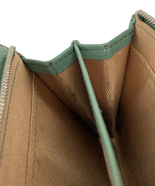 GIANNI CHIARINI（ジャンニ キアリーニ）GIANNI CHIARINI (ジャンニ キアリーニ) 3つ折り財布 グリーンの古着・服飾アイテム