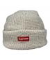 SUPREME (シュプリーム) リフレクティブ ルーズゲージ ビーニー オフホワイト：5000円
