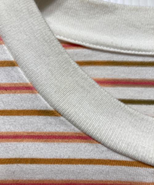 SUPREME（シュプリーム）SUPREME (シュプリーム) Thin Stripe L/S Top オレンジ サイズ:Mの古着・服飾アイテム