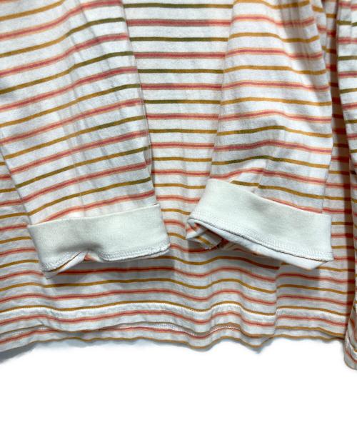SUPREME（シュプリーム）SUPREME (シュプリーム) Thin Stripe L/S Top オレンジ サイズ:Mの古着・服飾アイテム
