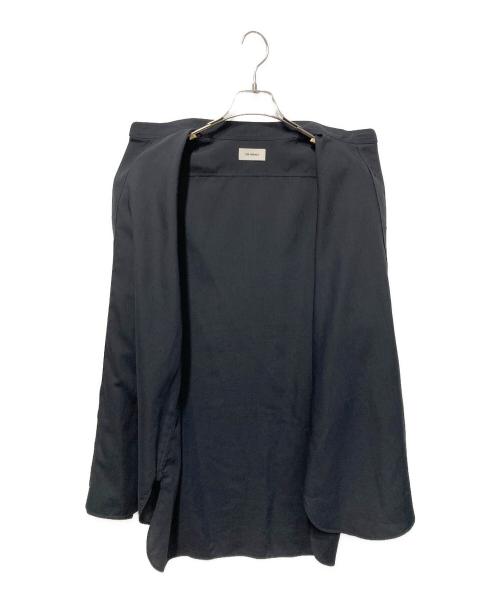 THE RERACS（ザ リラクス）THE RERACS (ザ リラクス) バンドカラーシャツ ブラック サイズ:46の古着・服飾アイテム
