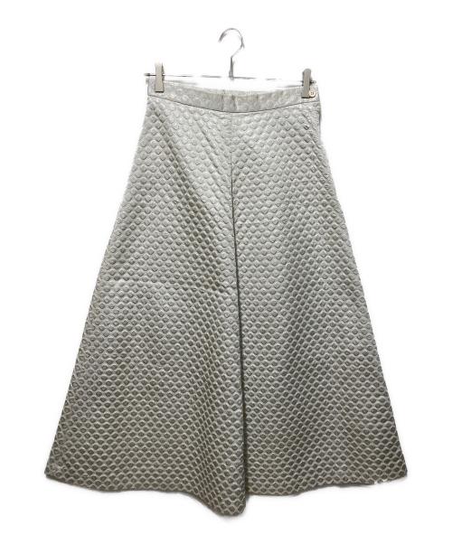 COMME des GARCONS（コムデギャルソン）COMME des GARCONS (コムデギャルソン) ジャガードドットスカート ホワイト サイズ:Mの古着・服飾アイテム