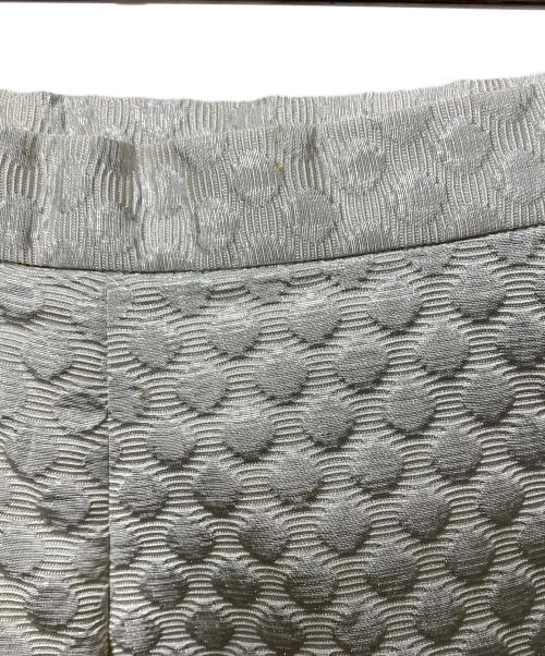 COMME des GARCONS（コムデギャルソン）COMME des GARCONS (コムデギャルソン) ジャガードドットスカート ホワイト サイズ:Mの古着・服飾アイテム