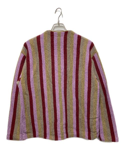 Pilgrim Surf+Supply（ピルグリム サーフサプライ）Pilgrim Surf+Supply (ピルグリム サーフサプライ) カノア ニット カーディガン グレー×パープル サイズ:XSの古着・服飾アイテム