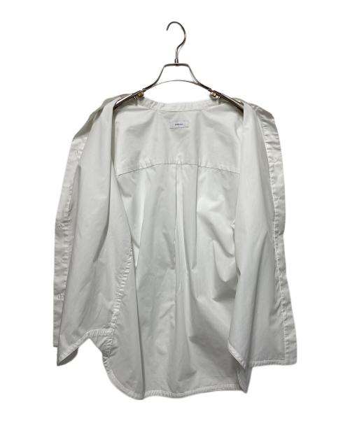 SHIPS any（シップスエニィ）SHIPS any (シップスエニィ) REPREVE バンド カラー シャツ ホワイト サイズ:38の古着・服飾アイテム