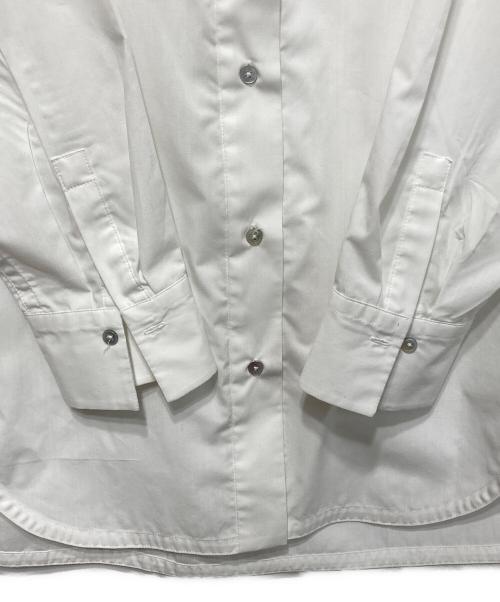 SHIPS any（シップスエニィ）SHIPS any (シップスエニィ) REPREVE バンド カラー シャツ ホワイト サイズ:38の古着・服飾アイテム