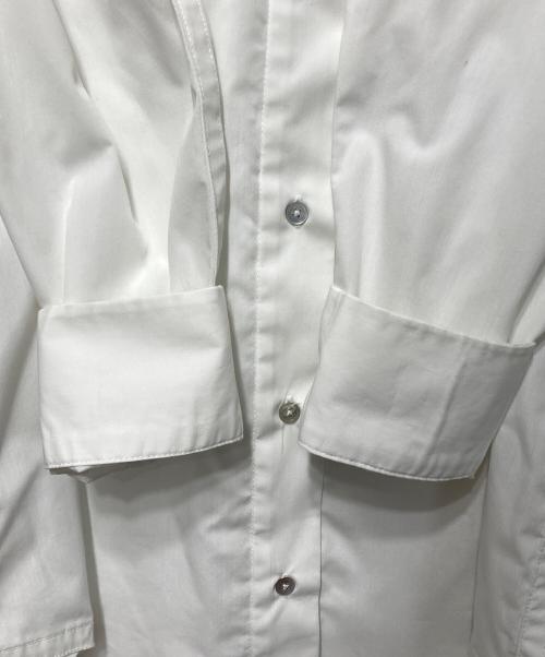 SHIPS any（シップスエニィ）SHIPS any (シップスエニィ) REPREVE バンド カラー シャツ ホワイト サイズ:38の古着・服飾アイテム