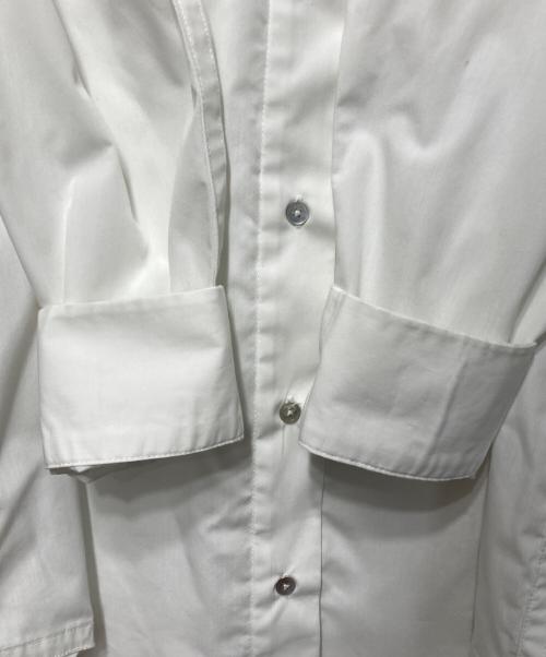 SHIPS any（シップスエニィ）SHIPS any (シップスエニィ) REPREVE バンド カラー シャツ ホワイト サイズ:38の古着・服飾アイテム