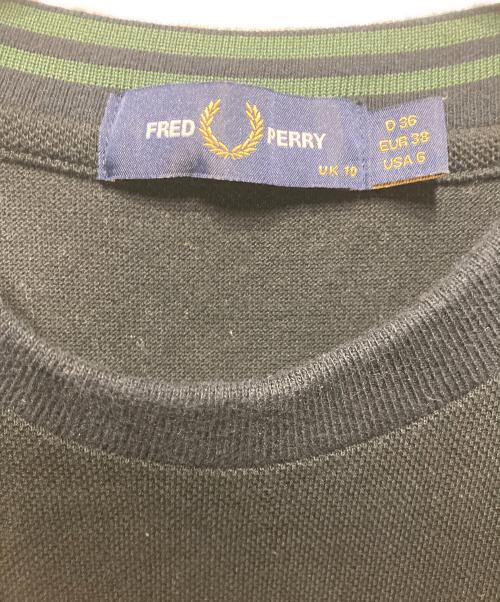 FRED PERRY（フレッドペリー）FRED PERRY (フレッドペリー) Reluxed Pique T-shirt ブラック サイズ:SIZE 38の古着・服飾アイテム