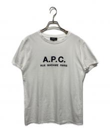 A.P.C.（アーペーセー）の古着「RUE MADAME ロゴTシャツ」｜ホワイト