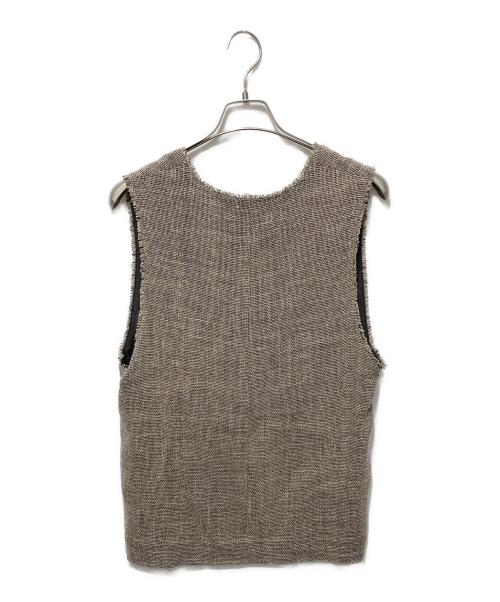 Spick and Span（スピック＆スパン）Spick and Span (スピック＆スパン) リネンツイードベスト ベージュ サイズ:FREEの古着・服飾アイテム