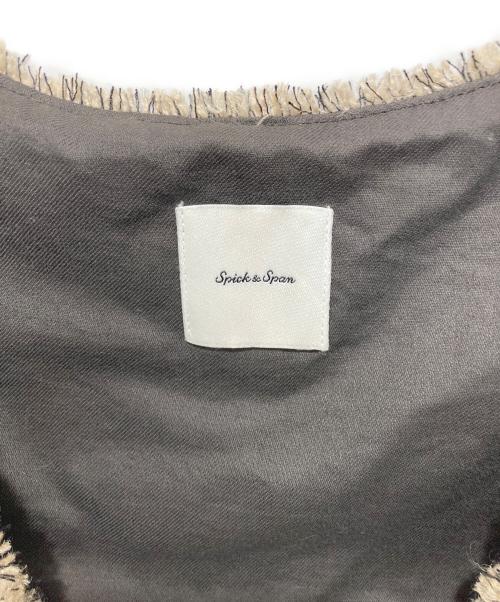 Spick and Span（スピック＆スパン）Spick and Span (スピック＆スパン) リネンツイードベスト ベージュ サイズ:FREEの古着・服飾アイテム