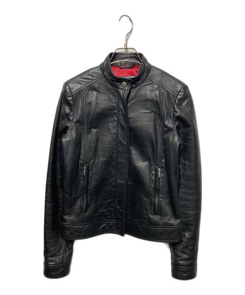 GUCCI（グッチ）GUCCI (グッチ) シングルライダースジャケット ブラック サイズ:38の古着・服飾アイテム