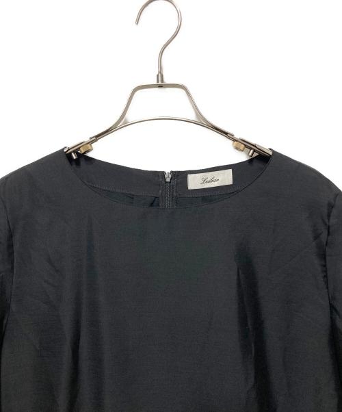 Leilian（レリアン）Leilian (レリアン) ブラウスワンピース ブラック サイズ:13の古着・服飾アイテム