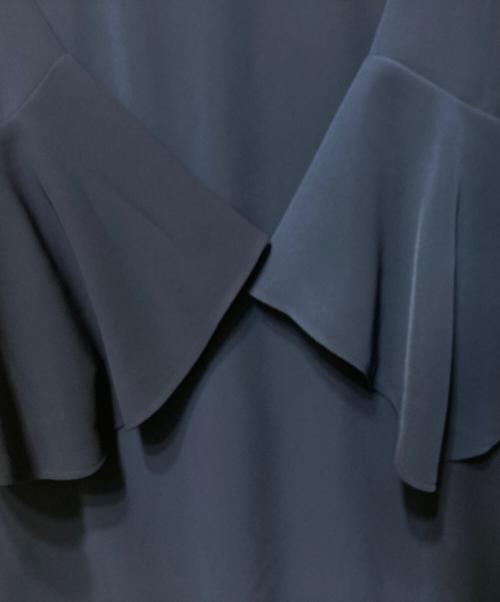 UNTITLED（アンタイトル）UNTITLED (アンタイトル) ブラウスワンピース ブルー サイズ:46の古着・服飾アイテム