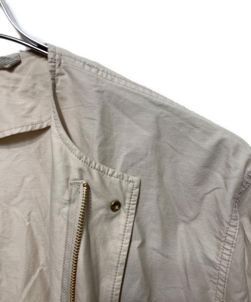 URBAN RESEARCH DOORS（アーバンリサーチドアーズ）URBAN RESEARCH DOORS (アーバンリサーチドアーズ) ノーカラーモッズコート ベージュ サイズ:Mの古着・服飾アイテム