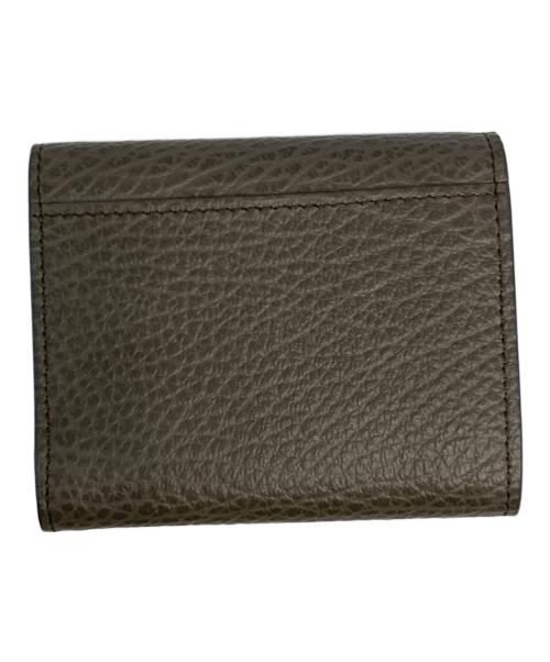 Maison Margiela（メゾンマルジェラ）Maison Margiela (メゾンマルジェラ) 4ステッチ 三つ折り ウォレット グレーの古着・服飾アイテム
