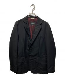 COMME des GARCONS HOMME DEUX（コムデギャルソン オム ドゥ）の古着「ストライプジャケット」｜ブラック