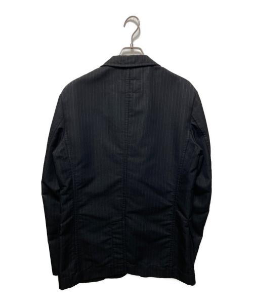 COMME des GARCONS HOMME DEUX（コムデギャルソン オム ドゥ）COMME des GARCONS HOMME DEUX (コムデギャルソン オム ドゥ) ストライプジャケット ブラック サイズ:sの古着・服飾アイテム