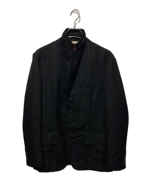 COMME des GARCONS HOMME DEUX（コムデギャルソン オム ドゥ）COMME des GARCONS HOMME DEUX (コムデギャルソン オム ドゥ) ストライプジャケット ブラック サイズ:sの古着・服飾アイテム