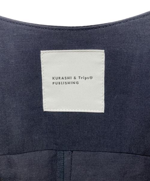 kurashi&trips publishing（クラシアンドトリップス パブリッシング）kurashi&trips publishing (クラシアンドトリップス パブリッシング) アトリエコート ネイビー サイズ:FREEの古着・服飾アイテム
