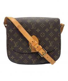 LOUIS VUITTON（ルイ ヴィトン）の古着「モノグラム サンクルーGM ショルダーバッグ」｜ブラウン