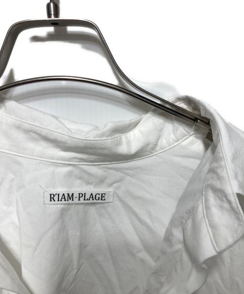 R'IAM-Plage（リアムプラージュ）R'IAM-PLAGE (リアムプラージュ) スキッパーブラウス ホワイト サイズ:FREEの古着・服飾アイテム