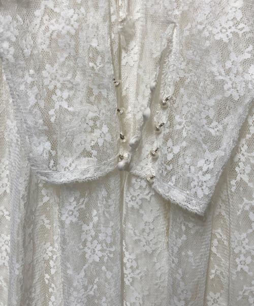 gunne sax（ガ二―サックス）gunne sax (ガ二―サックス) フラワーレースワンピース ホワイト サイズ:SIZE 3の古着・服飾アイテム