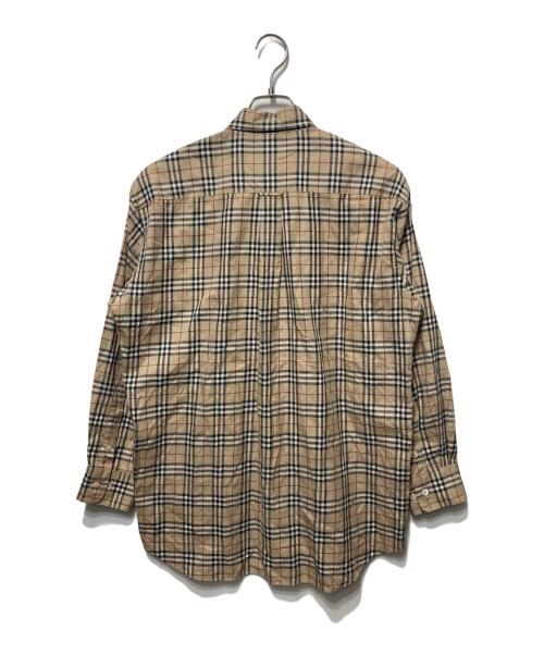 BURBERRY（バーバリー）BURBERRY (バーバリー) チェックシャツ ベージュ サイズ:Mの古着・服飾アイテム