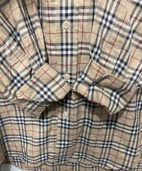 BURBERRY（バーバリー）BURBERRY (バーバリー) チェックシャツ ベージュ サイズ:Mの古着・服飾アイテム