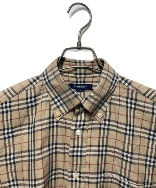BURBERRY（バーバリー）BURBERRY (バーバリー) チェックシャツ ベージュ サイズ:Mの古着・服飾アイテム