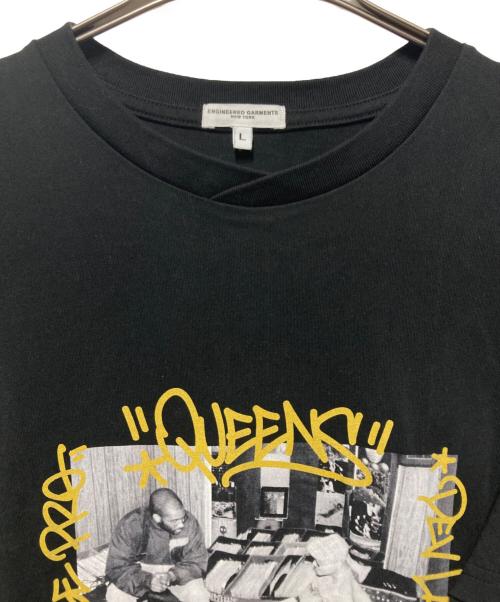 Engineered Garments（エンジニアド ガーメンツ）Engineered Garments (エンジニアド ガーメンツ) EXPANSION NY (エクスパンション ニューヨーク) QUEENS 1998 TEE ブラック サイズ:Lの古着・服飾アイテム