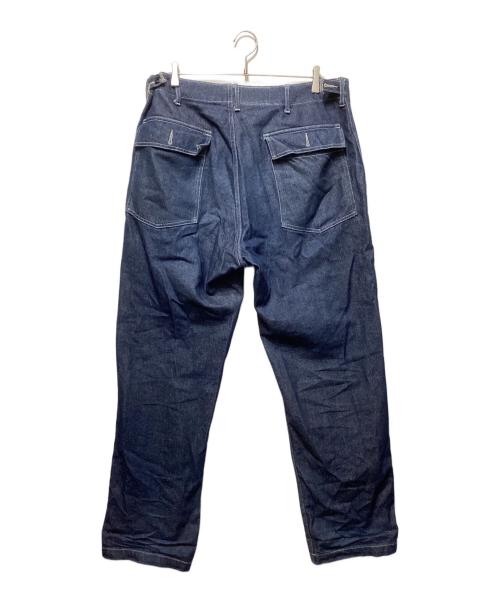 Engineered Garments WORKADAY（エンジニアドガーメンツ ワーカーデイ）Engineered Garments WORKADAY (エンジニアドガーメンツ ワーカーデイ) Fatigue Pant-12oz Denim/ファティーグデニムパンツ インディゴ サイズ:Lの古着・服飾アイテム