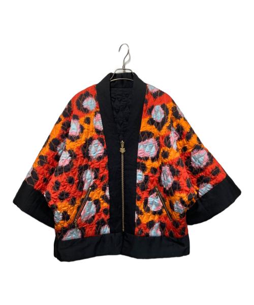 KENZO（ケンゾー）KENZO (ケンゾー) H&M (エイチアンドエム) 花柄刺繍リバーシブル着物ジャケット ブラック サイズ:XSの古着・服飾アイテム