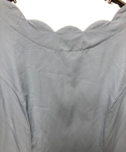 COMME des GARCONS COMME des GARCONS（コムデギャルソン コムデギャルソン）COMME des GARCONS COMME des GARCONS (コムデギャルソン コムデギャルソン) スカラップワンピース ブルー サイズ:Sの古着・服飾アイテム